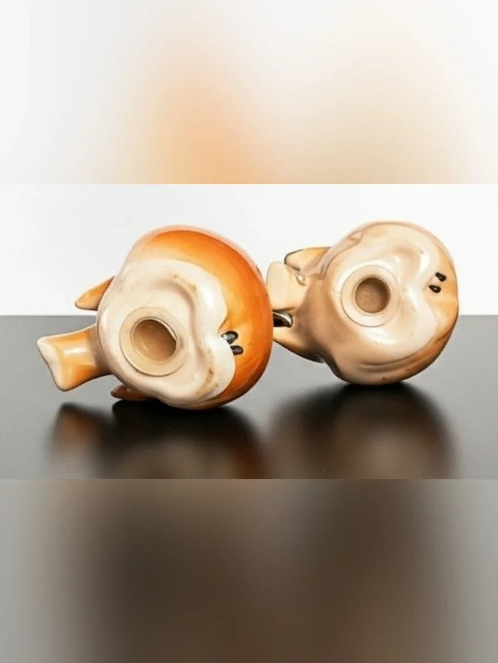 Vintage Salt & Pepper Shakers - Birds - Bone China - Japan